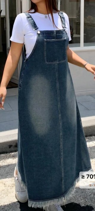 Vestido Peto Vaquero Shein Talla 3XL NUEVO