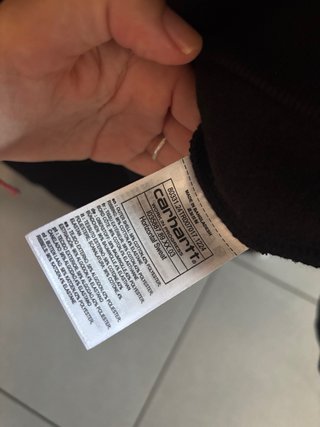 Sudadera Carhartt Negra Bordada