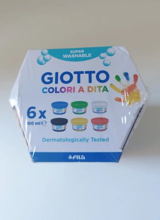 Giotto Colori a Dita - Confezione 6 colori