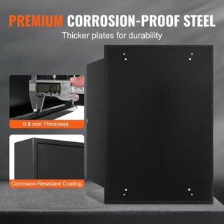 Gabinete para 200 Llaves, Caja de Llave con Cerradura Ajustable, Caja de Almacenamiento de Llaves de Seguridad de Acero, Organizador de Llaves con 200 Etiquetas de Llave Coloridas y 4 Tarjetas de ...