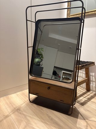 Espejo recibidor con cajón