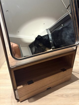 Espejo recibidor con cajón