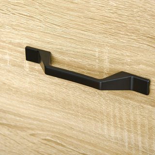 Mueble Multiusos para Oficina de Madera, Cajonera con Ruedas para Impresora con 5 Ruedas, Cajón y Estante Regulable, 77X40X73Cm, Madera