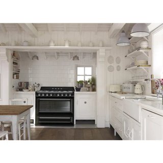 Cocina SMEG Negra