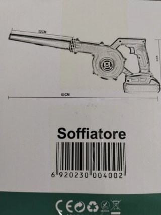 Soffiatore Elettrico Portatile 48V