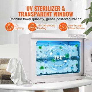 Calentador de Toallas Calientes, Calentadores de Toallas Spa de Gran Capacidad de 23L con Ventana Transparente, 2 Estantes de Acero Inoxidable, Capacidad para 50-60 Toallas, Calentamiento Rápido 2...