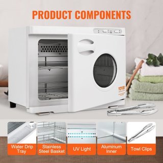 Calentador de Toallas Calientes, Calentadores de Toallas Spa de Gran Capacidad de 23L con Ventana Transparente, 2 Estantes de Acero Inoxidable, Capacidad para 50-60 Toallas, Calentamiento Rápido 2...