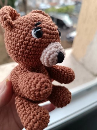 Orsetto amigurumi cotone fatto a mano
