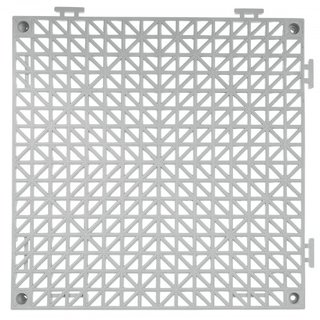Cojín Modular Interconectable, Paquete de 50 Mats de Drenaje de 30 x 30 cm, Baldosas de Drenaje de PVC Suave Interconectables, Agujeros de Drenaje Antideslizantes para Baño, Cocina, Piscina, Área ...