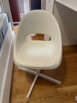 Silla infantil IKEA blanca
