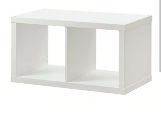 Estantería Ikea 2 huecos blanca