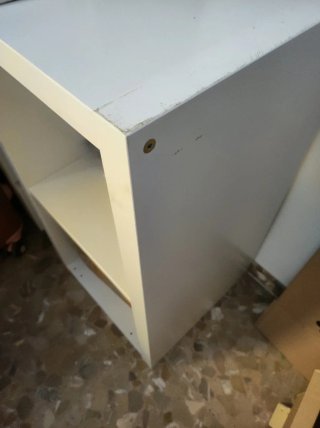 Estantería Ikea 2 huecos blanca