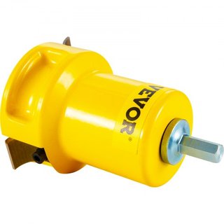 Cortador de Tenón, Diámetro de 1"/25.4mm y 2"/50.8mm, con Cuchillas Curvadas Dobles y Tornillos de Botón Kit Maestro para el Hogar, Cortador de Muebles de Madera de Aluminio y Acero Premium, Herra...