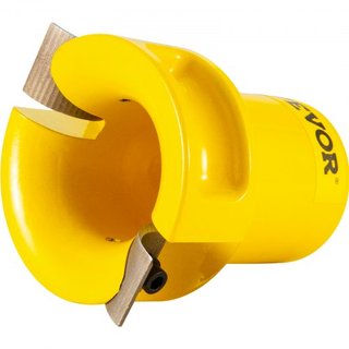 Cortador de Tenón, Diámetro de 1"/25.4mm y 2"/50.8mm, con Cuchillas Curvadas Dobles y Tornillos de Botón Kit Maestro para el Hogar, Cortador de Muebles de Madera de Aluminio y Acero Premium, Herra...