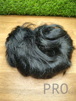 Peluca Negra Rockstar Wig