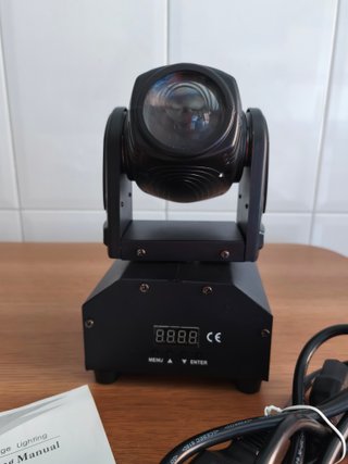 Mini Cabeza Móvil LED RGBW DMX UKing
