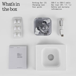 Auriculares Nothing Blancos y Plateados