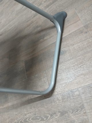 Trona de bebé roja plegable