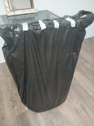 Trona de bebé roja plegable