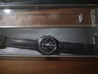 Reloj Swatch Chronograph 22 Jewels Negro