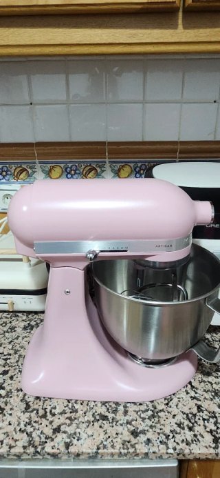 Amasadora KitchenAid Artisan Rosa