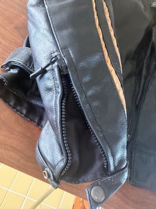 Chaqueta de cuero para moto