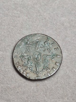 Moneda 2 Maravedís Isabel II 1849