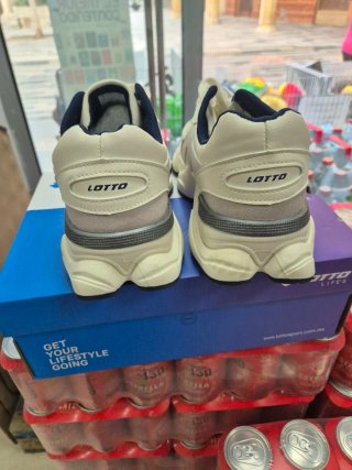 Zapatillas Lotto Four grises y blancas
