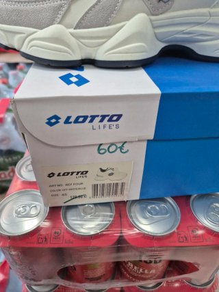 Zapatillas Lotto Four grises y blancas