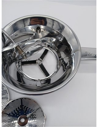 Moulinex Classic - Molinillo de verduras manual - incluye dos parrillas - acero inoxidable - tamaño pequeño - apto para lavavajillas