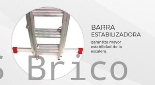 Escalera Aluminio 3x7 - 2+2+2 M - 66x25mm