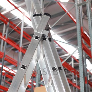Escalera Aluminio 3x7 - 2+2+2 M - 66x25mm