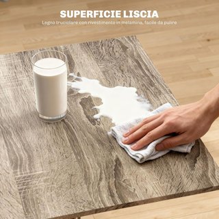 Mesa de Comedor Plegable, Mesa de Cocina con Alas para 6 Personas, Escritorio Plegable Ahorra Espacio con 2 Estantes Abiertos y Ruedas con Freno, para Sala de Estar, Oficina, 140X75X74Cm, Gris
