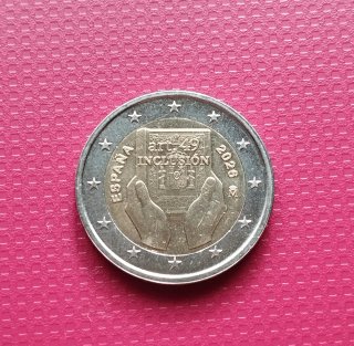 Moneda 2€ España 2026 Art.49 Inclusión