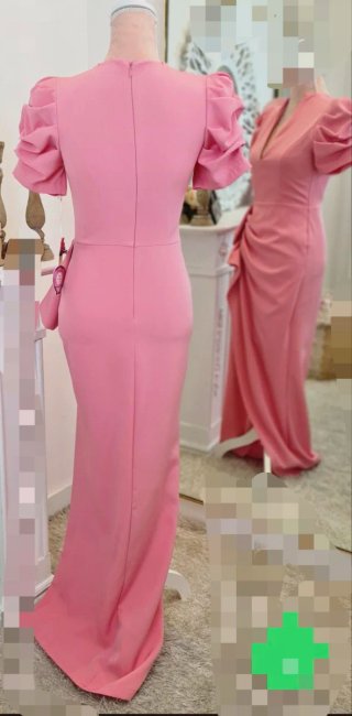 Vestido de fiesta rosa