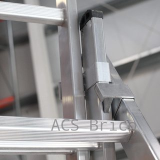 Escalera Aluminio 3x9 - 2,5+2,5+2,5 M - 66x25mm