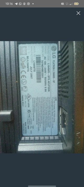 Monitor LG Flatron L194WS