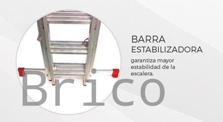 Escalera Aluminio 3x7 - 2+2+2 M - 66x25mm