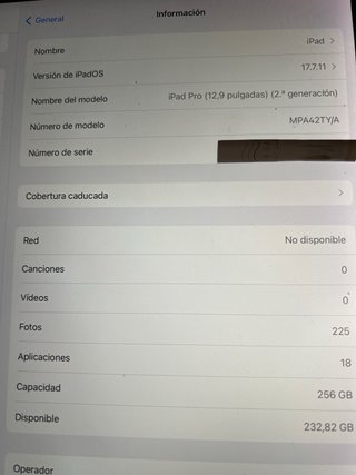 iPad Pro 12.9 2ª Gen