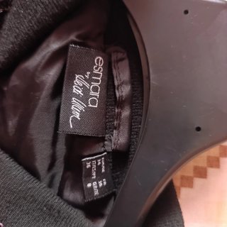 Giacca bomber paillettes nere