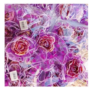 Set 36 Rose Portaconfetti Purple Bomboniere