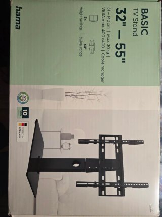 Soporte TV Hama Mesa 32-55 Negro