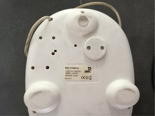 Lote: Calefactor y Plancha Eléctrica