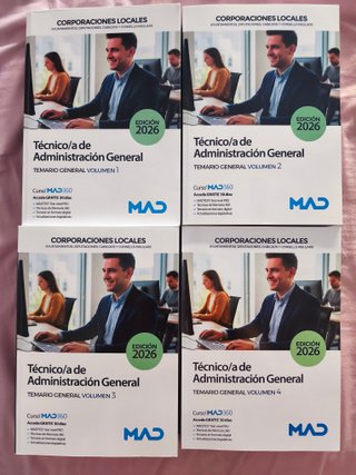 Temario Técnico/a de Administración General