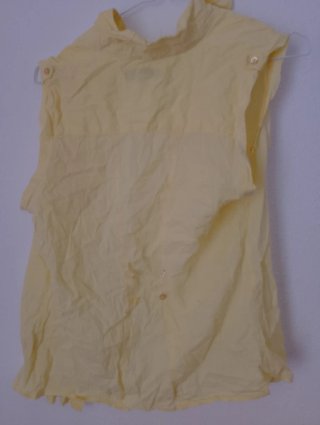 Camisa sin mangas amarilla Bershka Talla M