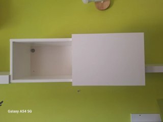 Estantería pared Ikea blanca