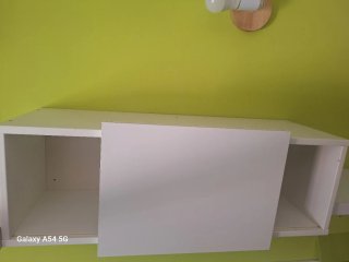 Estantería pared Ikea blanca
