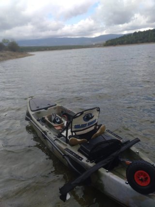 Kayak Galaxy Wahoo con motor eléctrico