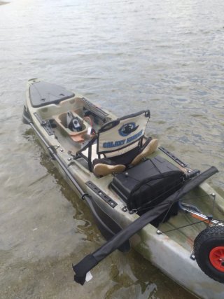 Kayak Galaxy Wahoo con motor eléctrico