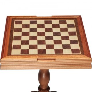 Juego de Mesa 3 EN 1 de Ajedrez, Damas y Backgammon, Mesa de Ajedrez de Madera Premium de 18 Pulgadas, Conjunto de Muebles de Juego Deluxe, Regalo de Juego de Mesa de Ajedrez para Juegos de Mesa e...